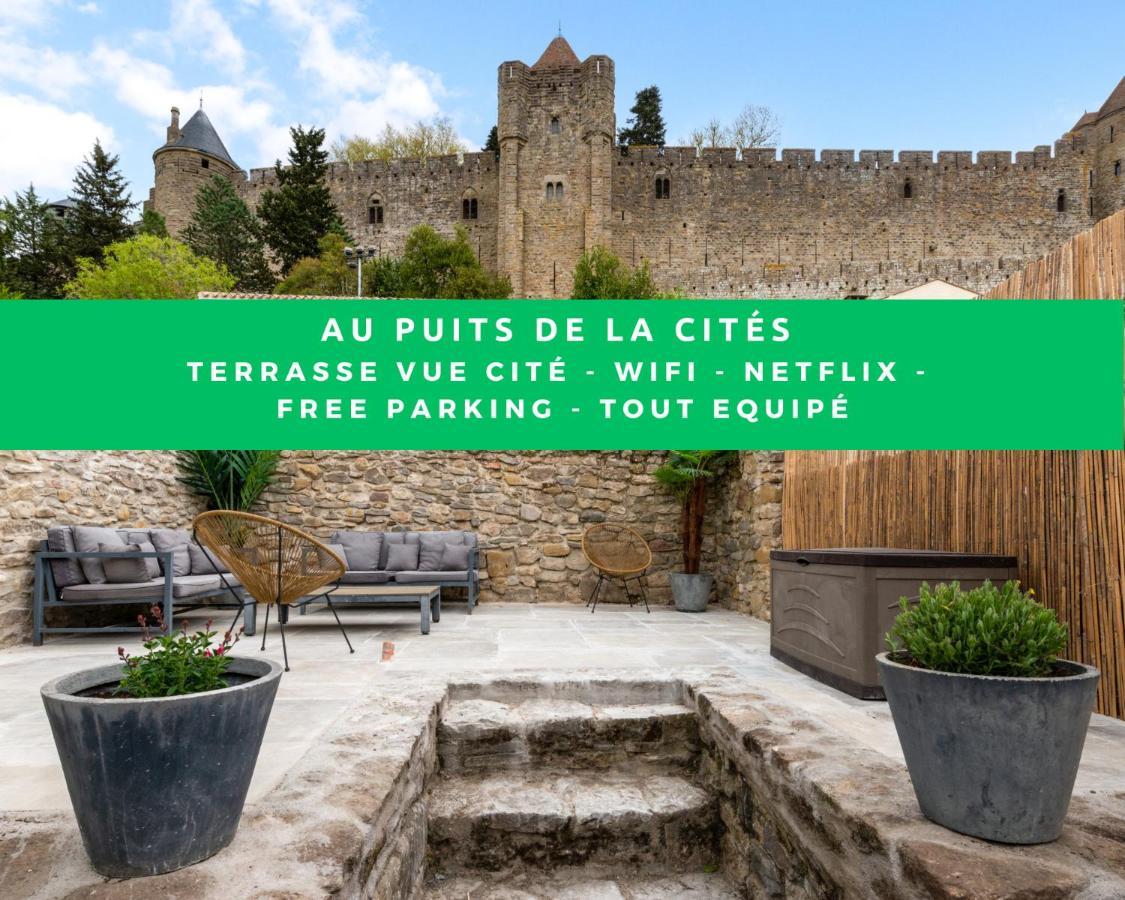 Vila Au Puits De La Cite - Terrasse Vue Cite - Wifi Carcassonne Exteriér fotografie